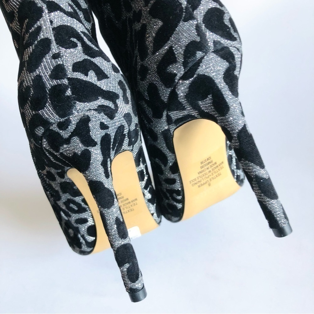 Express Metallic Leopard Booties - Picture 13 of 16